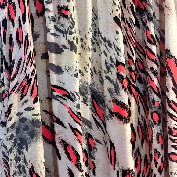 Vibrant Animal Print Dress - Picture 4 of 5